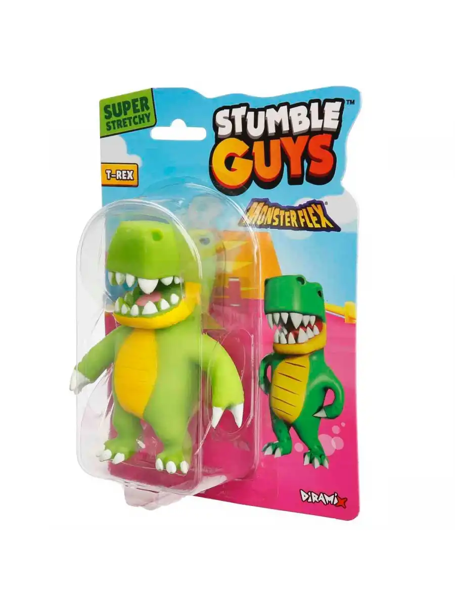 Monster Flex Stumble Guys Stretch T-Rex Figür - Stumble Guys Stretch Figür - Stumble Guys Oyuncakları