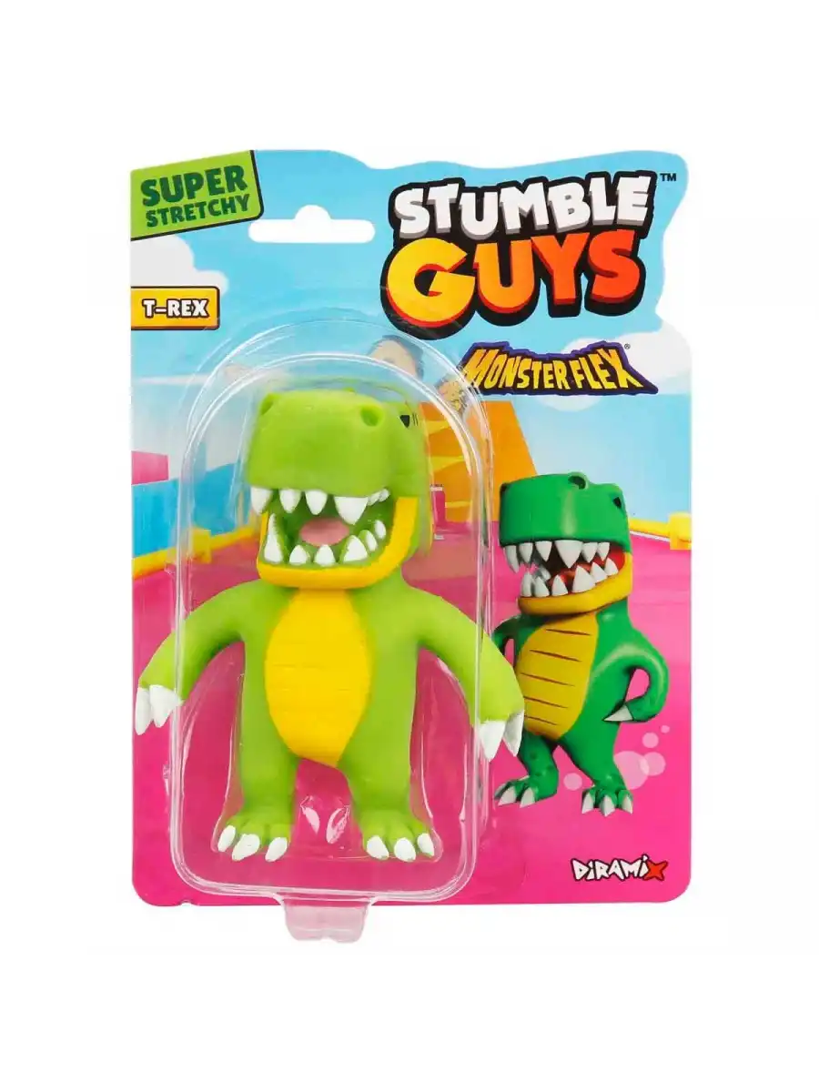 Monster Flex Stumble Guys Stretch T-Rex Figür - Stumble Guys Stretch Figür - Stumble Guys Oyuncakları