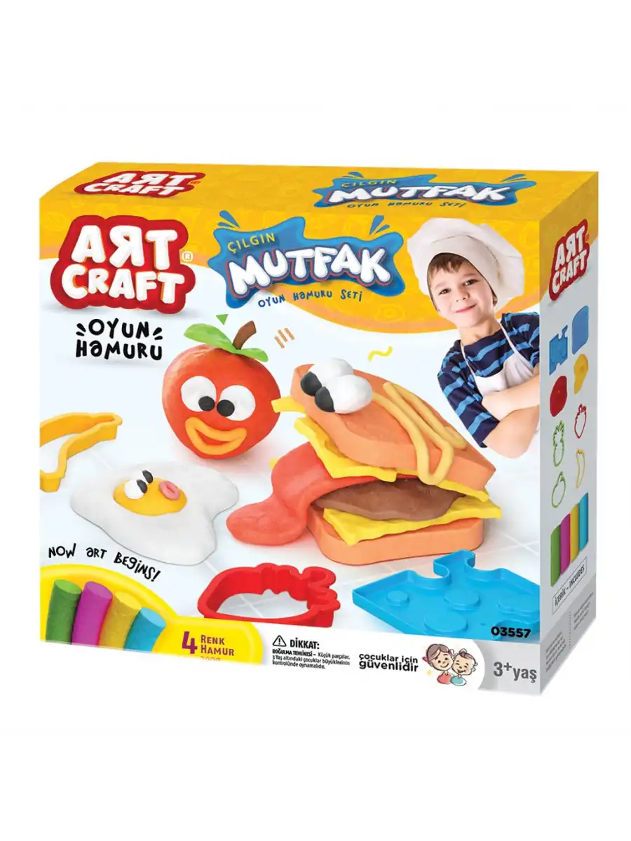 Mutfak Oyun Hamur Seti 200 Gr. - Oyun Hamuru Seti - Hamur Setleri - Hamur Kalıpları