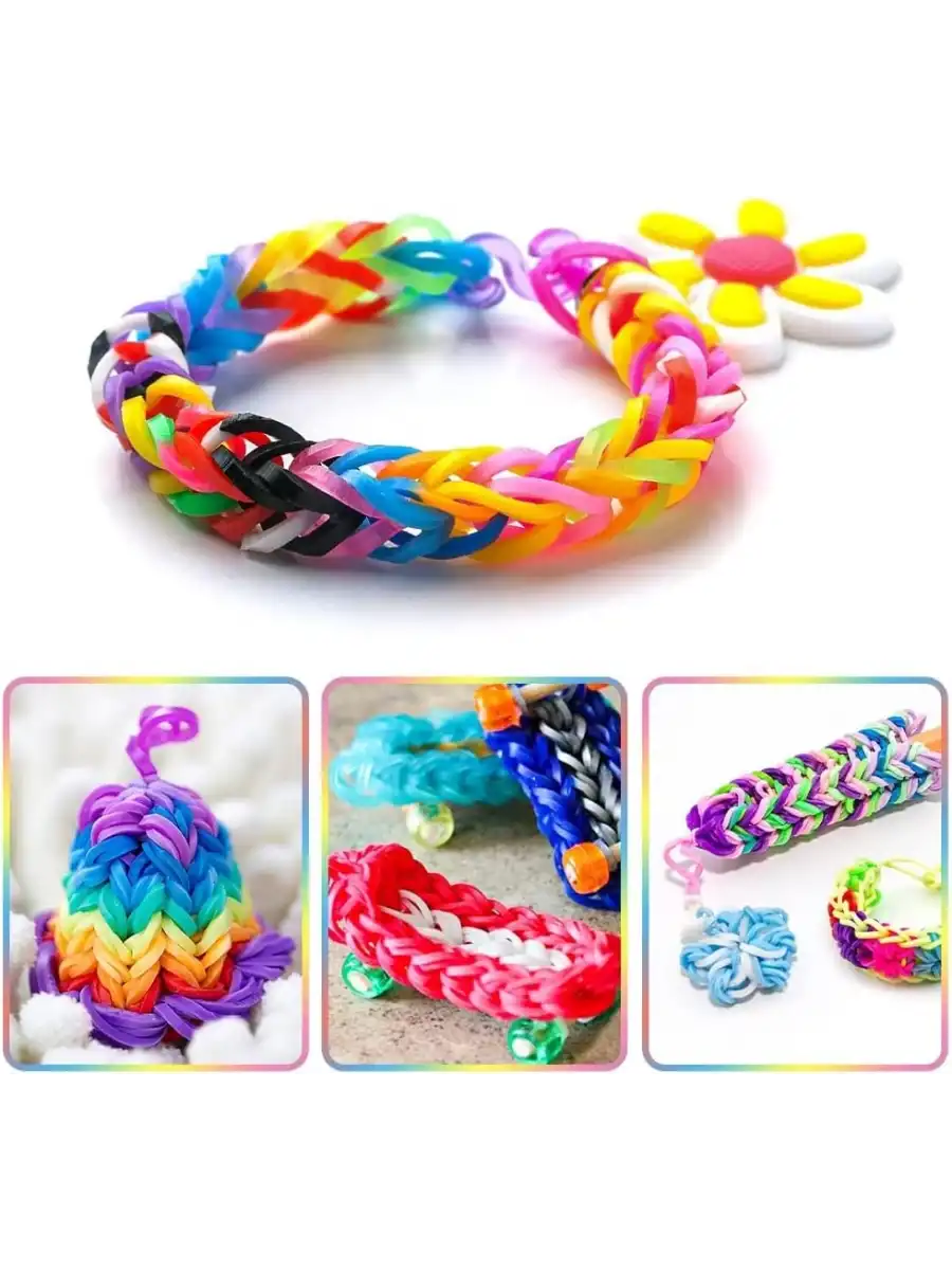 Orijinal Loom Twister 3500 Parça Seti - Takı Seti - Toka, Bilezik Ve Kolye Yapma Seti - Loom Twister