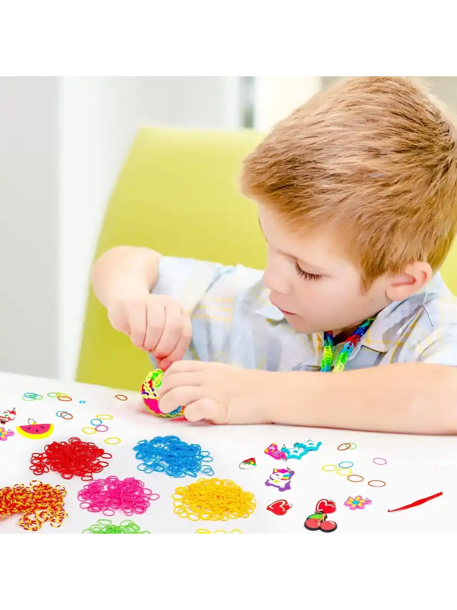 Orijinal Loom Twister 3500 Parça Seti - Takı Seti - Toka, Bilezik Ve Kolye Yapma Seti - Loom Twister