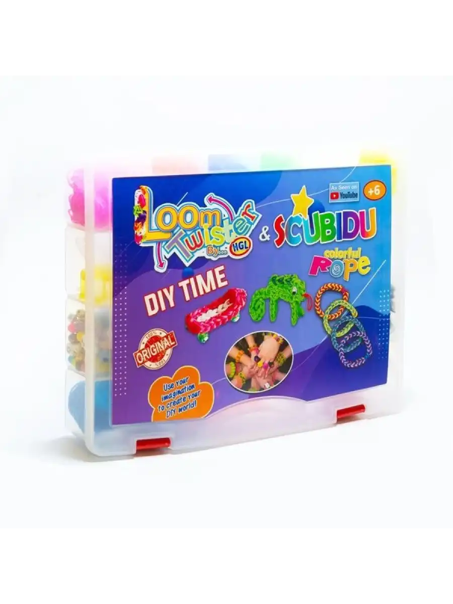 Orijinal Loom Twister 5000 Parça Seti - Takı Seti - Toka, Bilezik Ve Kolye Yapma Seti - Loom Twister