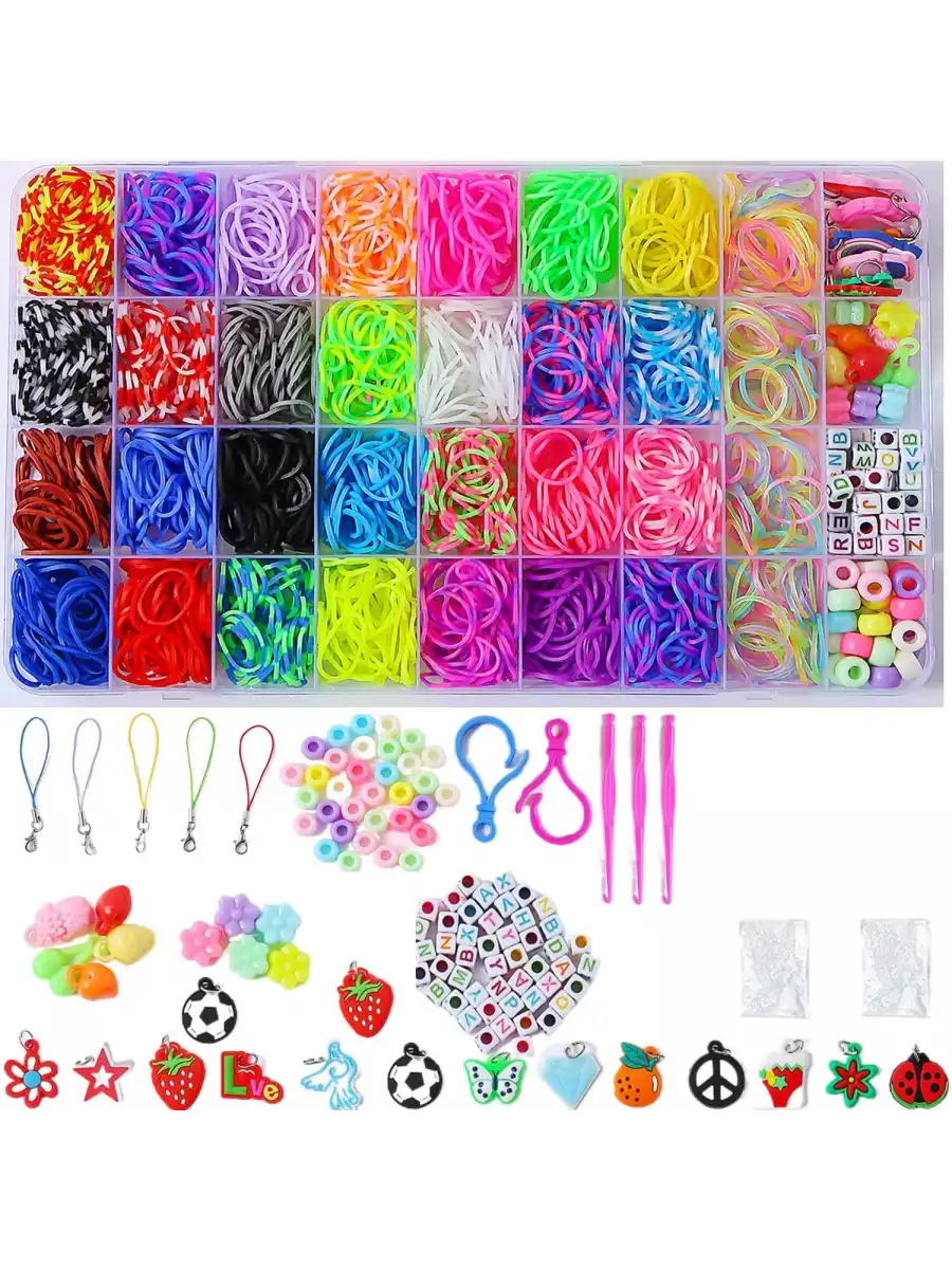Orijinal Loom Twister 5000 Parça Seti - Takı Seti - Toka, Bilezik Ve Kolye Yapma Seti - Loom Twister