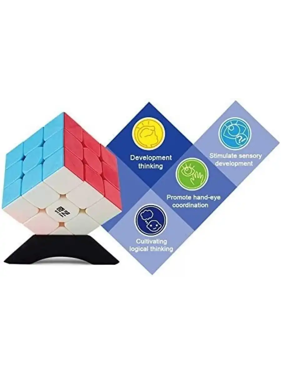 Orijinal Lüx QY 3x3 Speed Küp - QiYi 3x3 Küp - Akıl Küpü - Orjinal QY Speed Küp - Zeka Küpü