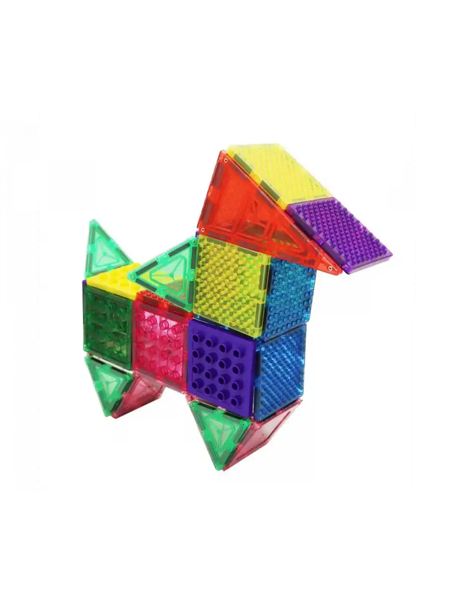 Orijinal Magnescape Magnetic Tiles 40 Parça - Magnetic Magical Magnet - Mıknatıslı Lego Magnescape