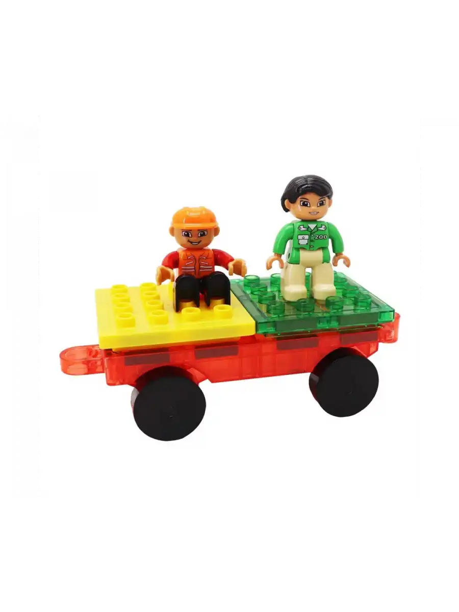 Orijinal Magnescape Magnetic Tiles 40 Parça - Magnetic Magical Magnet - Mıknatıslı Lego Magnescape