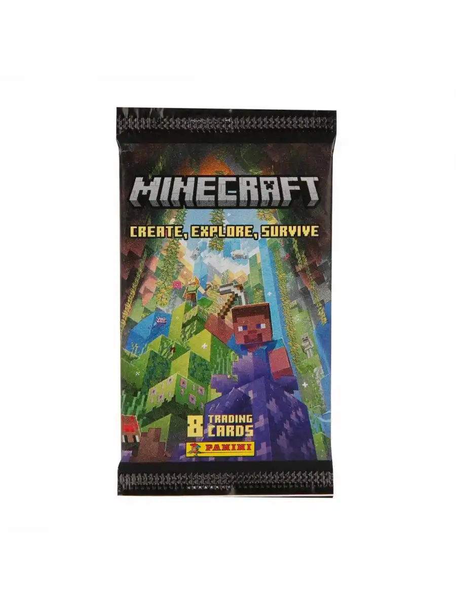 Orijinal Minecraft Treadin Card (4 Paket) - Minecraft Oyun Kartları - Minecraft Koleksiyonluk Kartı Minecraft Kart