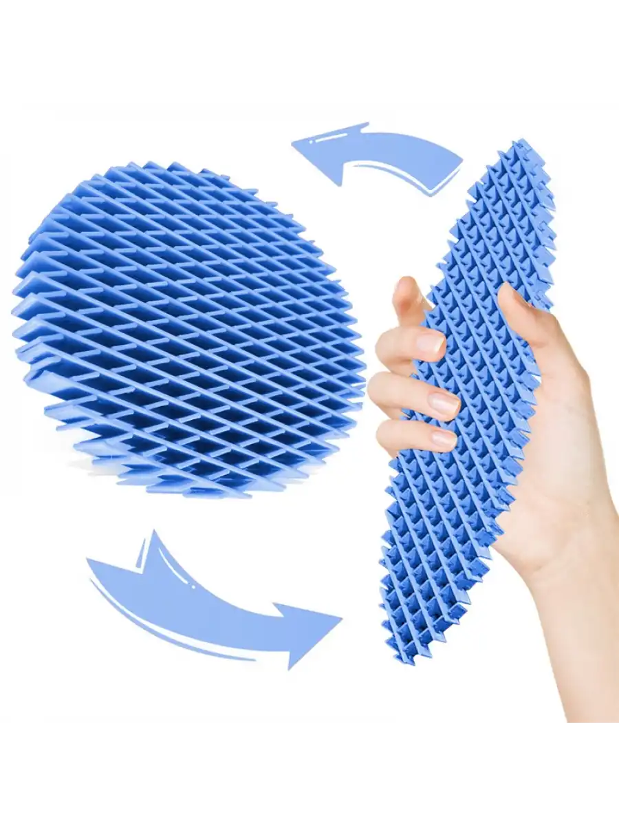 Orijinal Morf Flexi Fidget Stres Oyuncağı Worm fidget Stres Giderici Solucan Stres Yay - Mavi