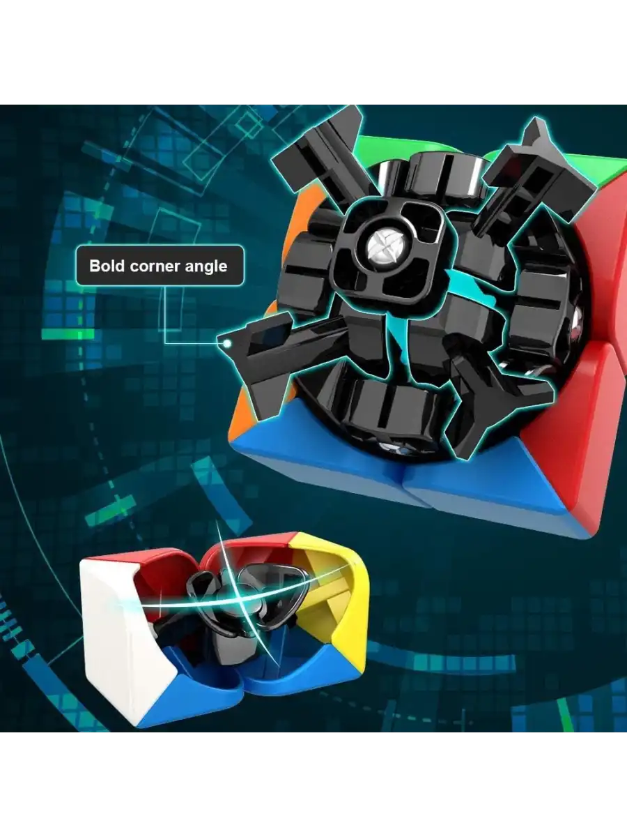 Orijinal MoYu Meilong 2x2 Küp - Moyu Speed Cube - Moyu 2x2 Zeka Küpü - Zeka Küpü - Rubik Küp