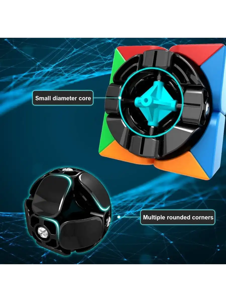 Orijinal MoYu Meilong 2x2 Küp - Moyu Speed Cube - Moyu 2x2 Zeka Küpü - Zeka Küpü - Rubik Küp
