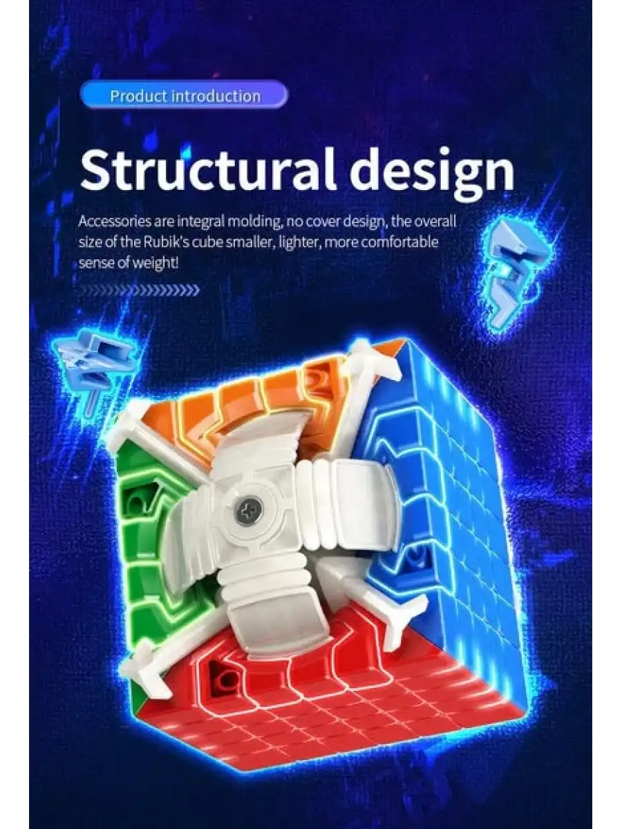 Orijinal MoYu Meilong 6x6 Manyetik Küp 6M - Moyu Speed Cube - Moyu 6x6 Zeka Küpü - Zeka Küpü - Magnetic Cube
