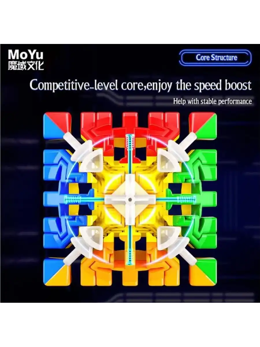 Orijinal MoYu Meilong 7x7 Manyetik Küp 7M - Moyu Speed Cube - Moyu 7x7 Zeka Küpü - Zeka Küpü - Magnetic Cube