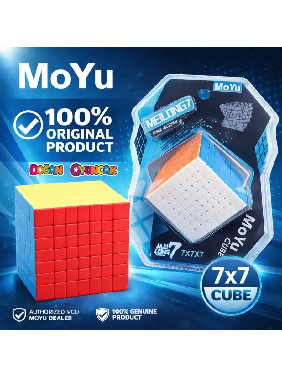 Orijinal MoYu Meilong 7x7 Küp - Moyu Speed Cube - Moyu 7x7 Zeka Küpü - Zeka Küpü - Rubik Küp