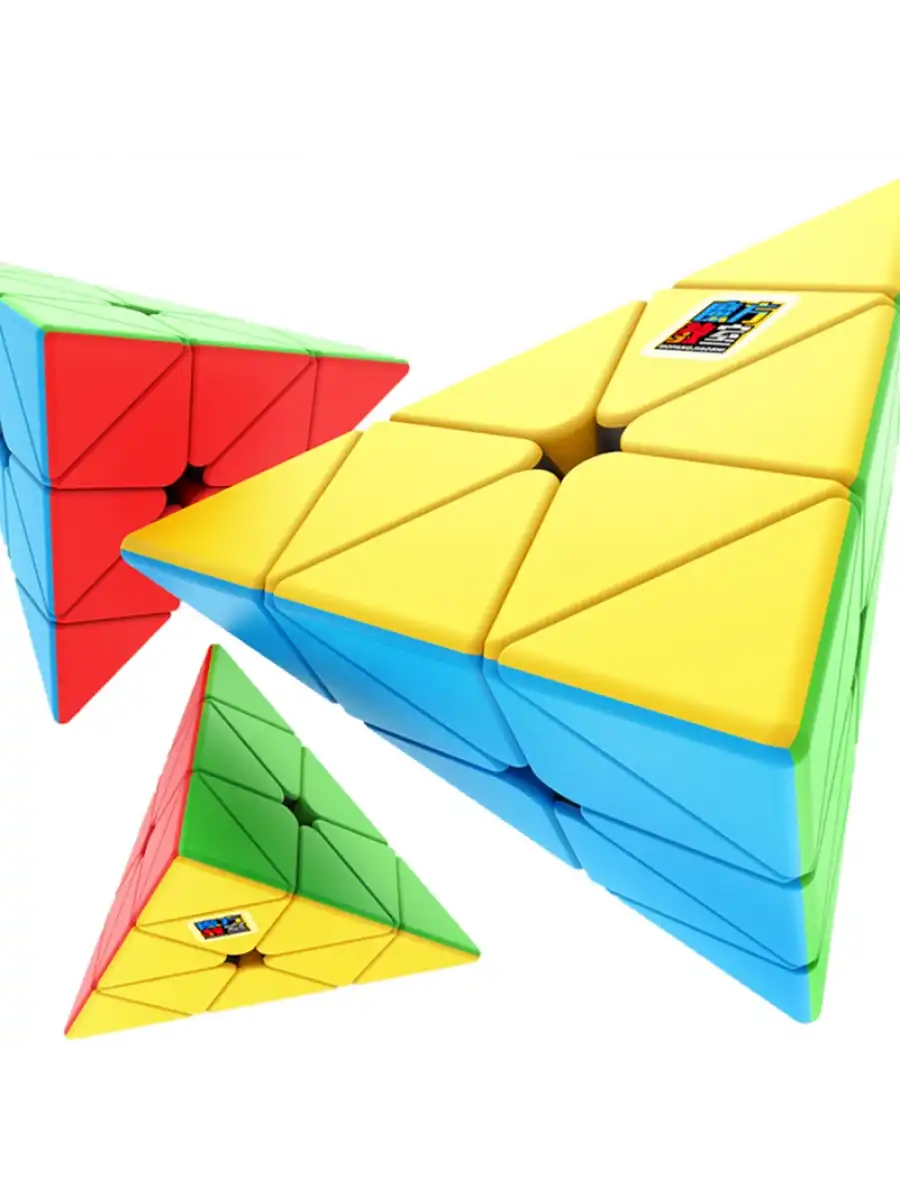 Orijinal MoYu Meilong Piramit Manyetik Küp Kutulu - Moyu Speed Cube - Moyu Piramit Zeka Küpü - Zeka Küpü - Magnetic Cube