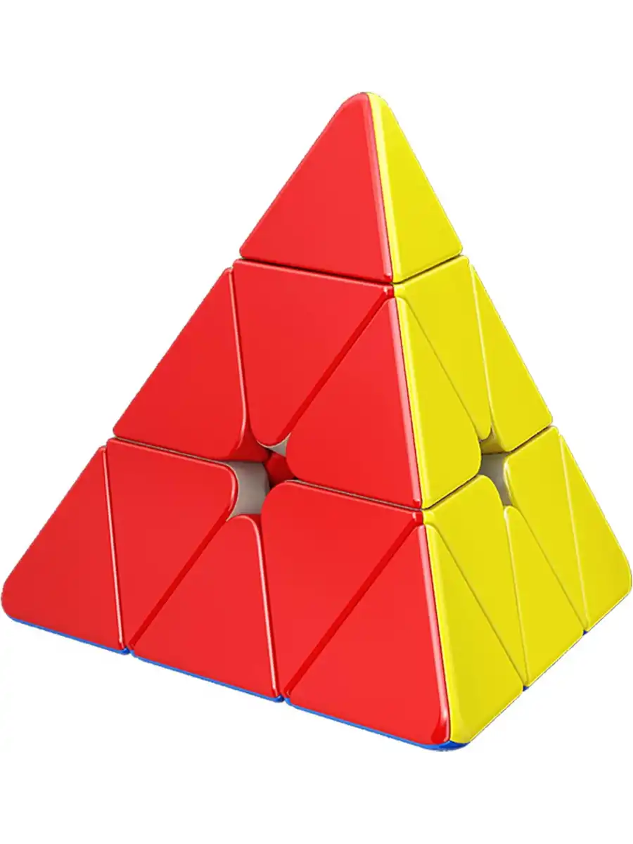 Orijinal MoYu Piramit RS Manyetik Çift Modülasyon Küp - Moyu Speed Cube - Moyu RS Piramit Zeka Küpü - Zeka Küpü - Magnetic Cube