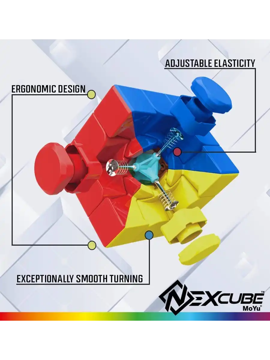 Orijinal NexCube 3x3 Classic Küp - Nexcube Speed Cube - NexCube Classic 3x3 Zeka Küpü - Zeka Küpü - Rubik Küp