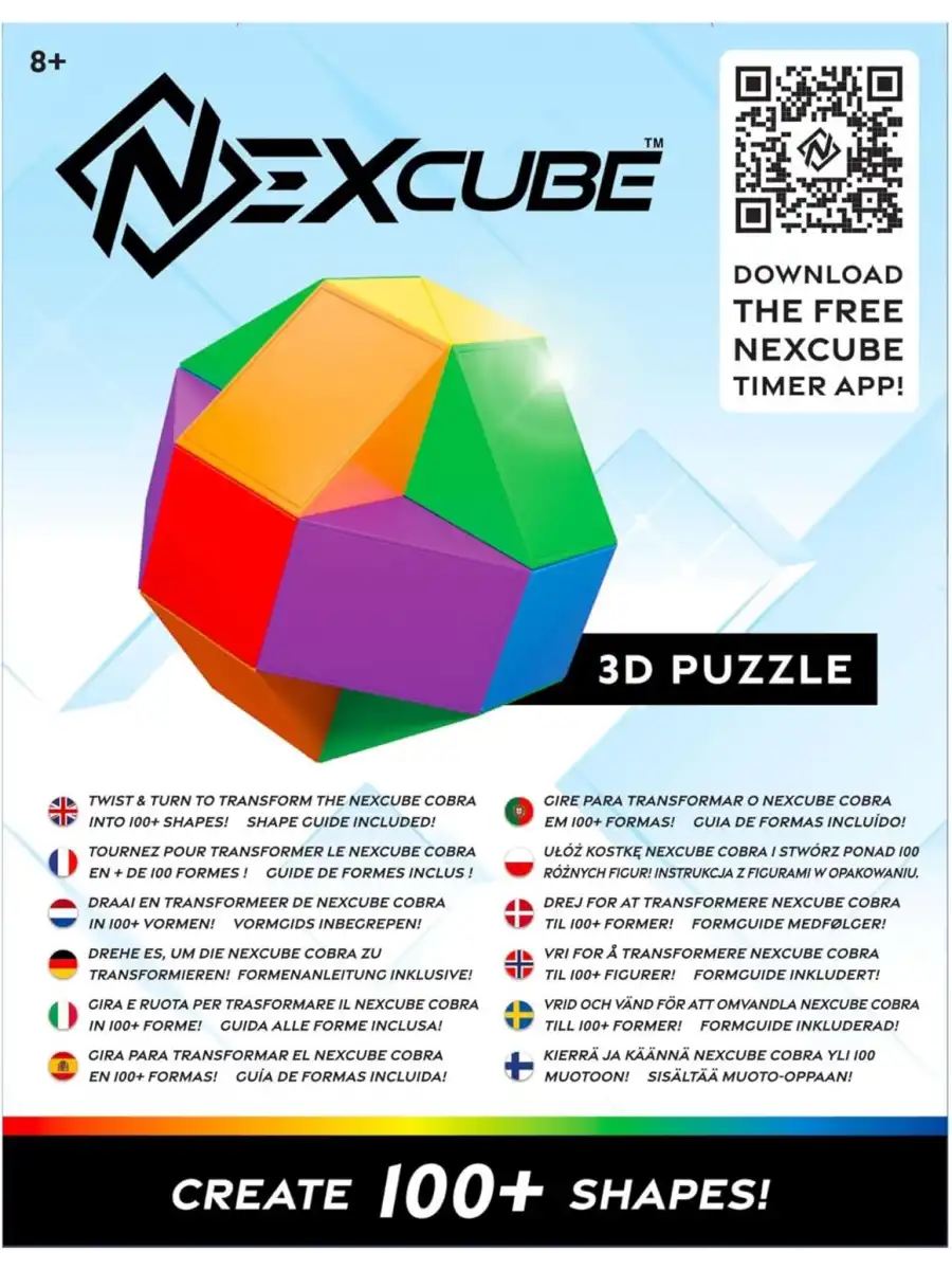 Orijinal NexCube Kobra Küp - Nexcube Speed Cube - NexCube 3D Puzzle Küpü - Zeka Küpü - Rubik Küp