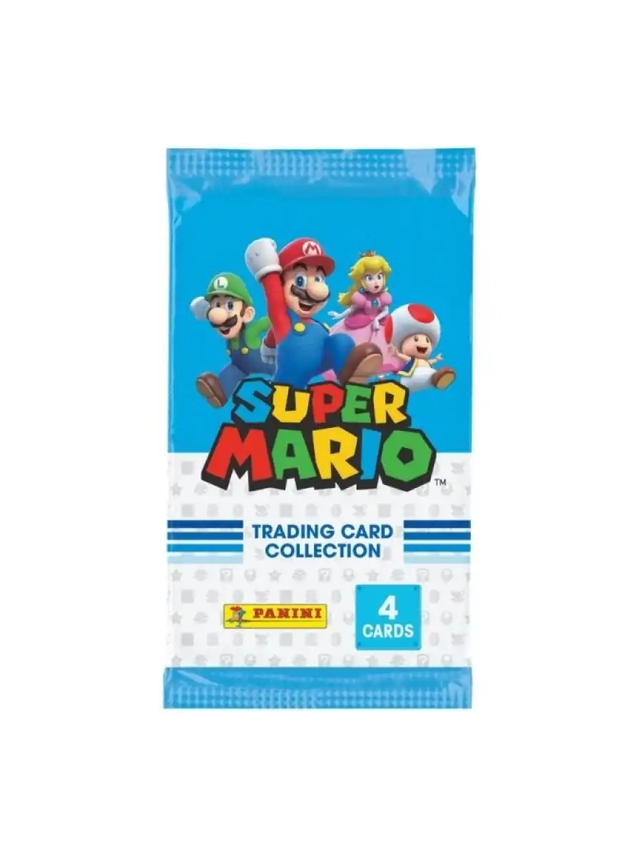 Orijinal Süper Mario Treadin Card (3 Paket) - Süper Mario Oyun Kartları - Süper Mario Koleksiyonluk Kartı