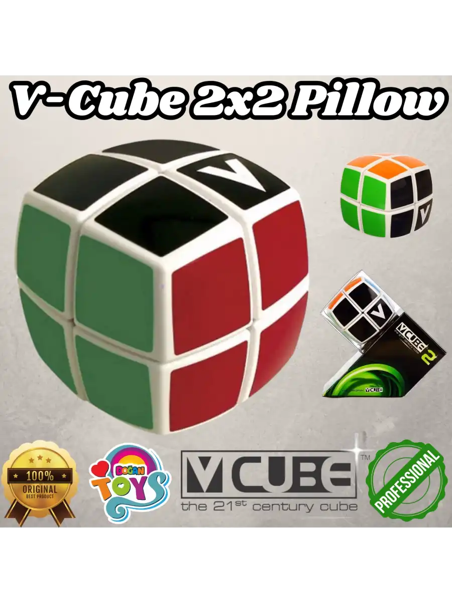 Orijinal V-Cube 2x2 Pillow Küp - V-Cube Küp - Zeka Küpü - 2x2 Pillow Küp - Akıl Küpü - Akıllı Küp -VCube