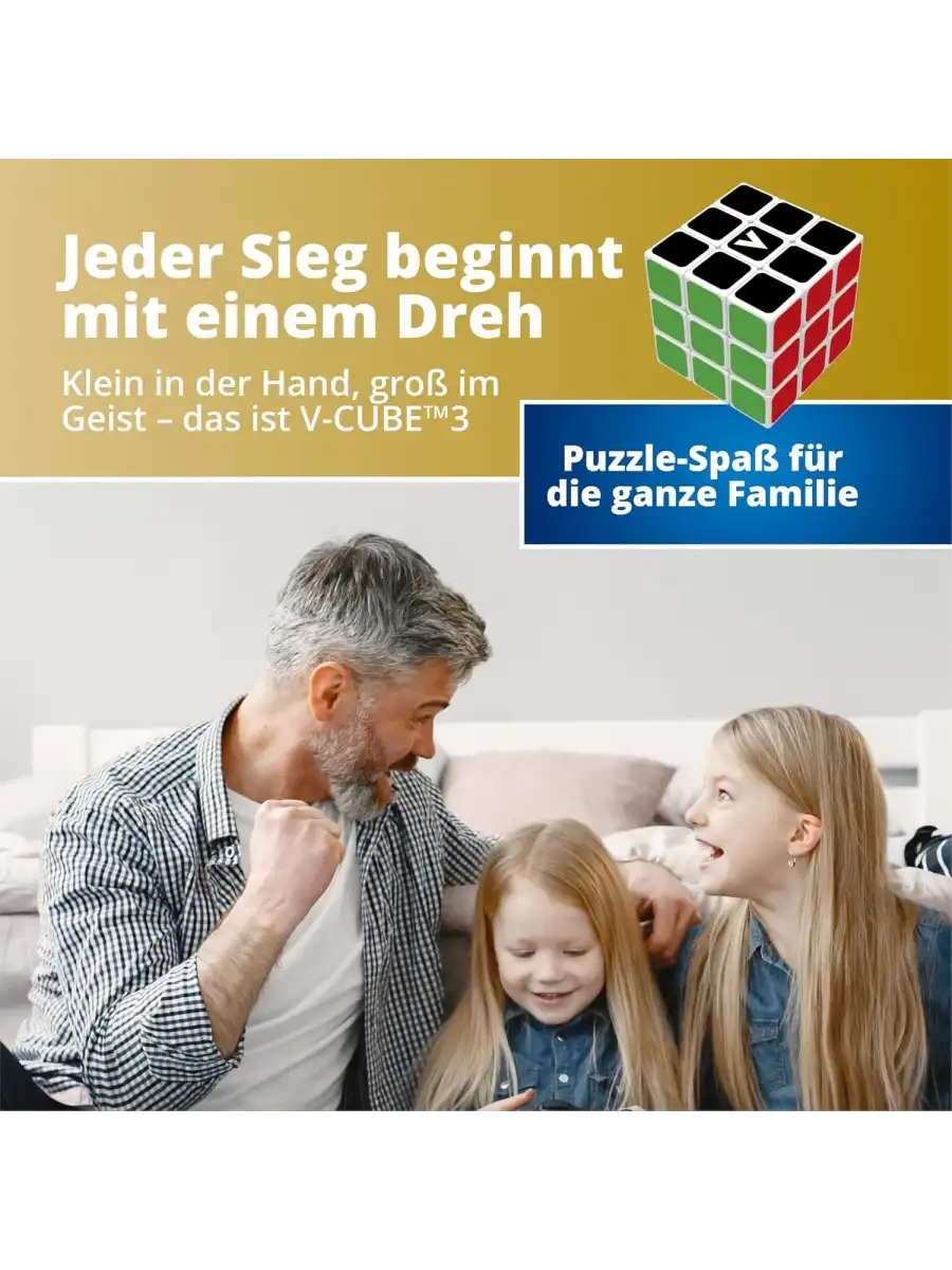 Orijinal V-Cube 3x3 Flat Küp - V-Cube Küp - Zeka Küpü - 3x3 Flat Küp - Akıl Küpü - Akıllı Küp -VCube