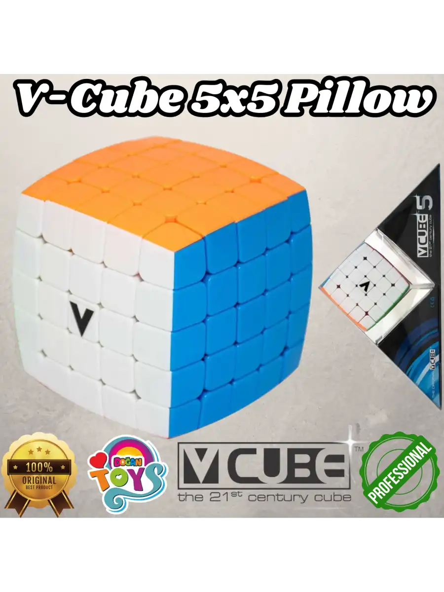 Orijinal V-Cube 5x5 Pillow Küp - V-Cube Küp - Zeka Küpü - 5x5 Pillow Küp - Akıl Küpü - Akıllı Küp -VCube