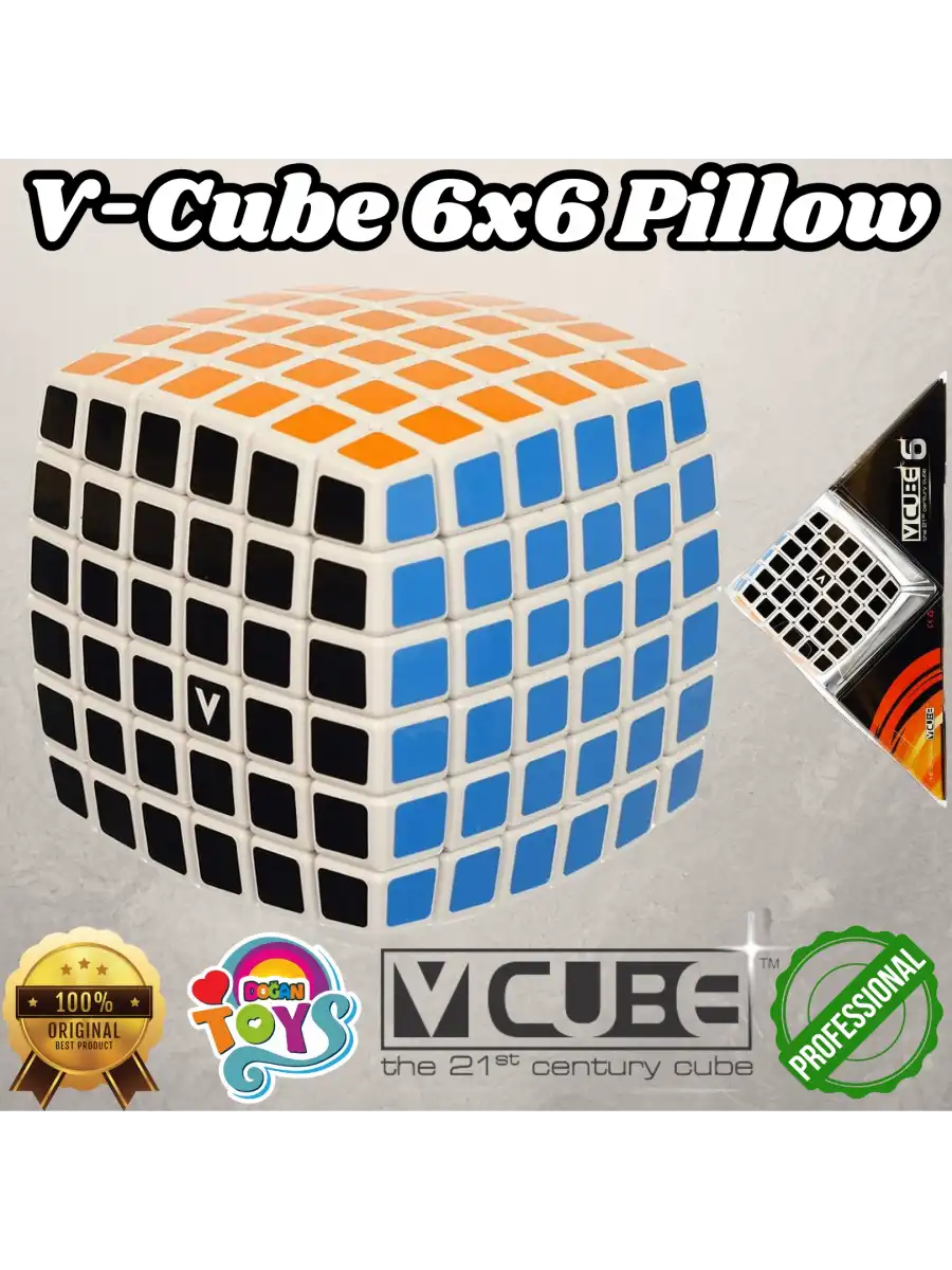 Orijinal V-Cube 6x6 Pillow Küp - V-Cube Küp - Zeka Küpü - 6x6 Pillow Küp - Akıl Küpü - Akıllı Küp -VCube