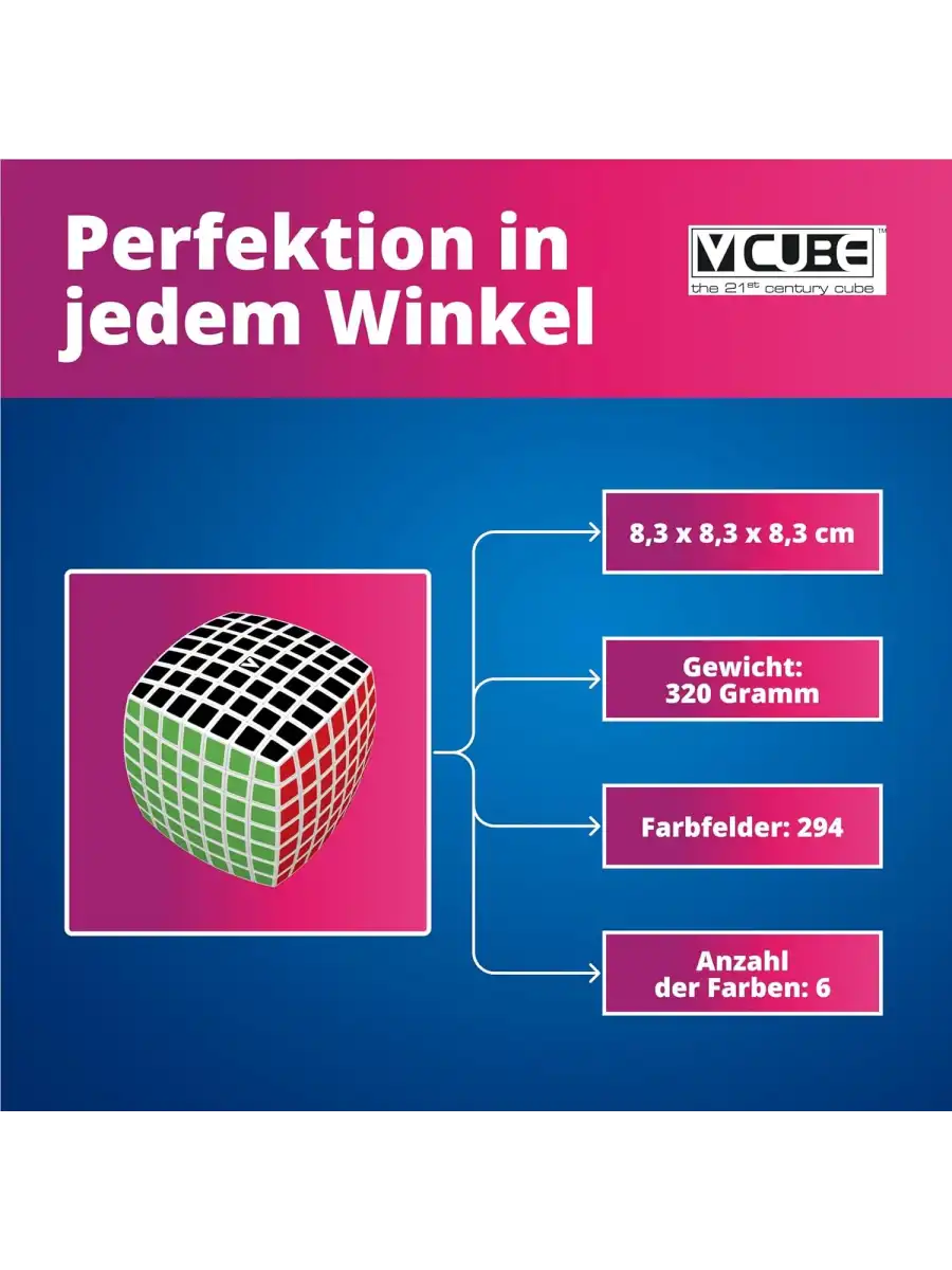 Orijinal V-Cube 7x7 Pillow Küp - V-Cube Küp - Zeka Küpü - 7x7 Pillow Küp - Akıl Küpü - Akıllı Küp -VCube