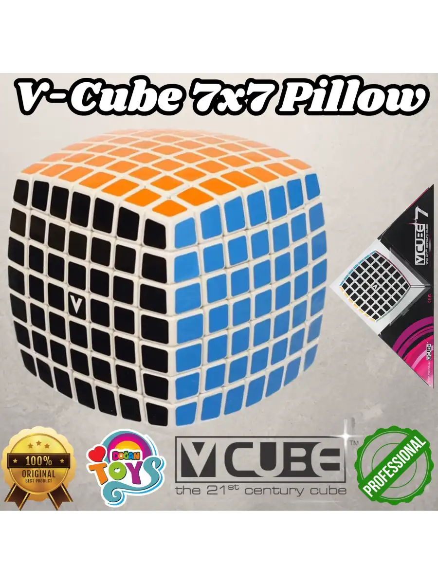 Orijinal V-Cube 7x7 Pillow Küp - V-Cube Küp - Zeka Küpü - 7x7 Pillow Küp - Akıl Küpü - Akıllı Küp -VCube