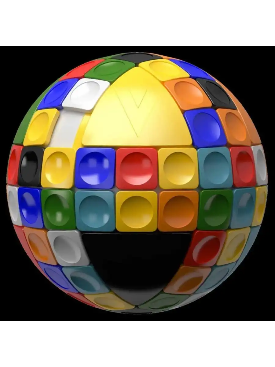 Orijinal V-Cube Küre Küp - V-Cube Küp - Zeka Küpü - Sphere Cube - Akıl Küpü - Rubiks Küp -VCube