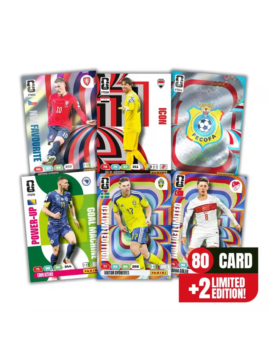 Panini Dünya Kupası 2026 Final Takım Kartları FIFA World Cup 2026 Final Takım Kartları