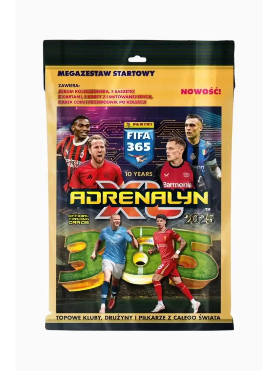 Panini FIFA 365 Adrenalyn XL 2025 Mega Başlangıç Paketi - Futbolcu Kartları - Trading Oyuncu Kartı