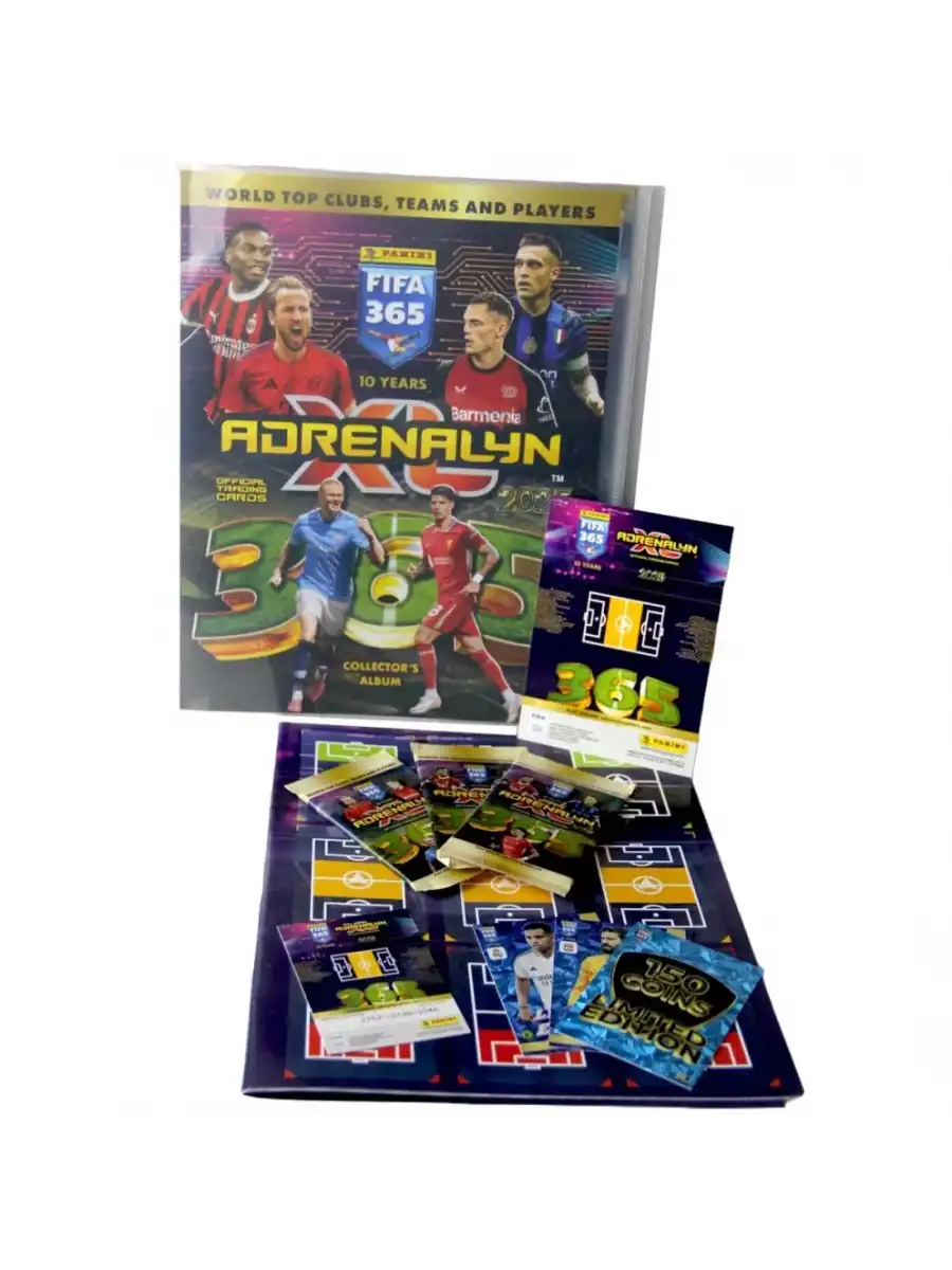 Panini FIFA 365 Adrenalyn XL 2025 Mega Başlangıç Paketi - Futbolcu Kartları - Trading Oyuncu Kartı