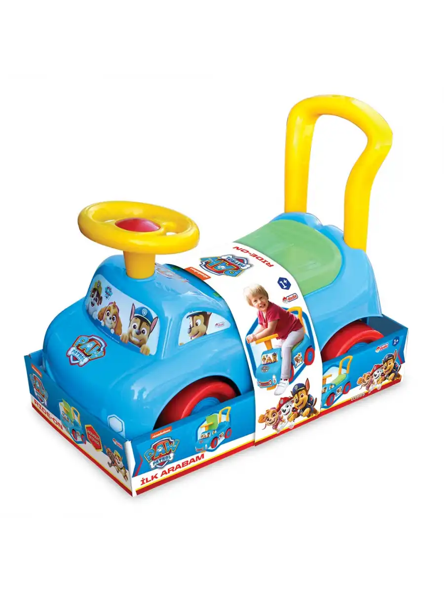 Paw Patrol İlk Arabam - Binmeli Araba - Çocuk Arabası - İlk Adım Arabası