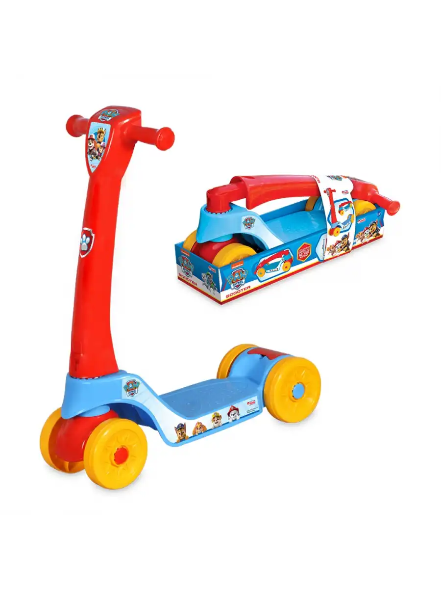 Paw Patrol Scooter - Plastik Scooter - 4 Tekerli Scooter - Bingit - Kaykay
