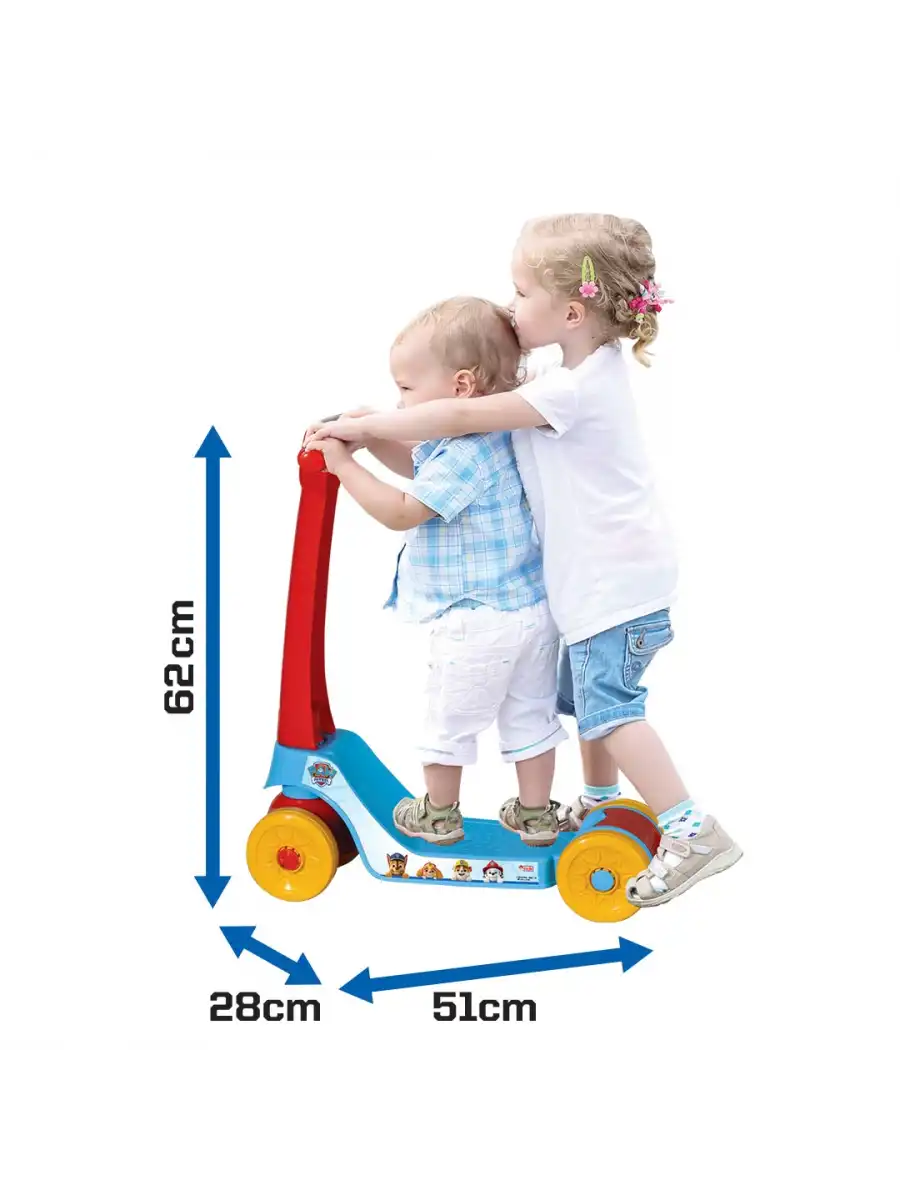 Paw Patrol Scooter - Plastik Scooter - 4 Tekerli Scooter - Bingit - Kaykay