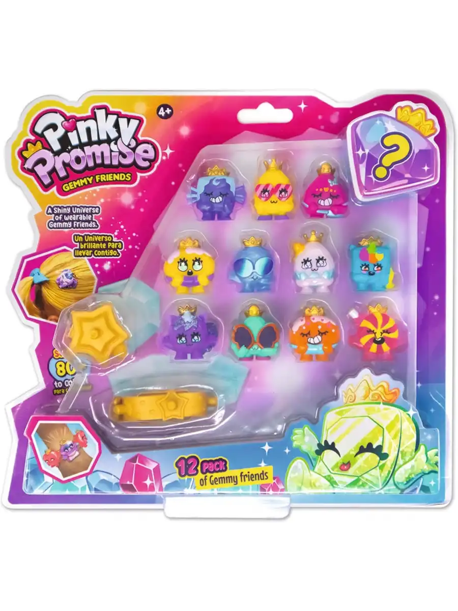 Pinky Promise Blister Paket 12 Figür - Pinky Promise Oyuncak Figür Seti - 12 Figürlü Pinky Promise