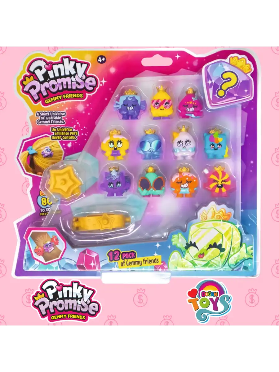 Pinky Promise Blister Paket 12 Figür - Pinky Promise Oyuncak Figür Seti - 12 Figürlü Pinky Promise