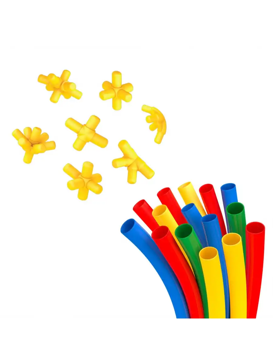 Plus Bambu Çubuklar (300 Parça) - Lego Setleri - Borular Lego - Plastik Çubuklar