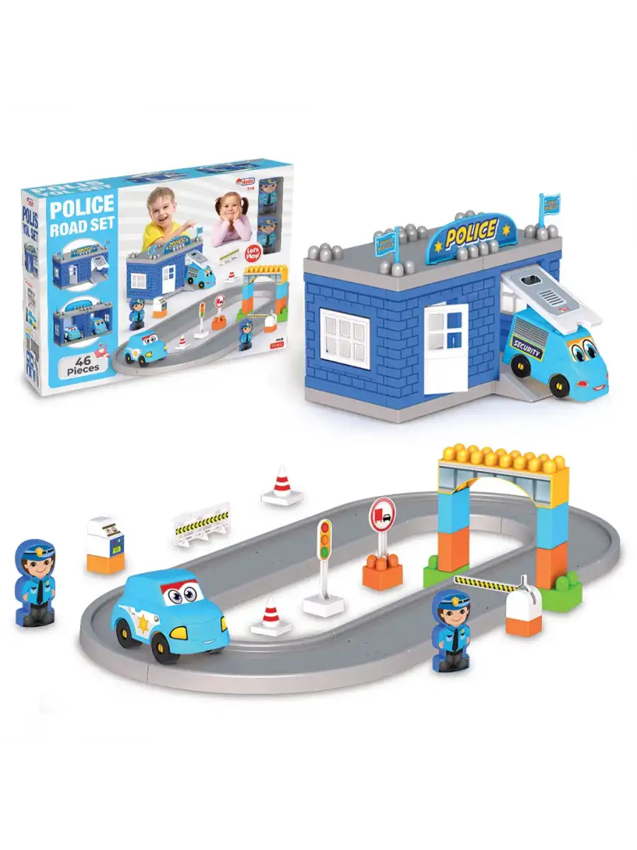 Polis Yol Seti - Lego Oyuncağı - Lego Setleri - Bloklar - Lego Seti - Yarış Seti