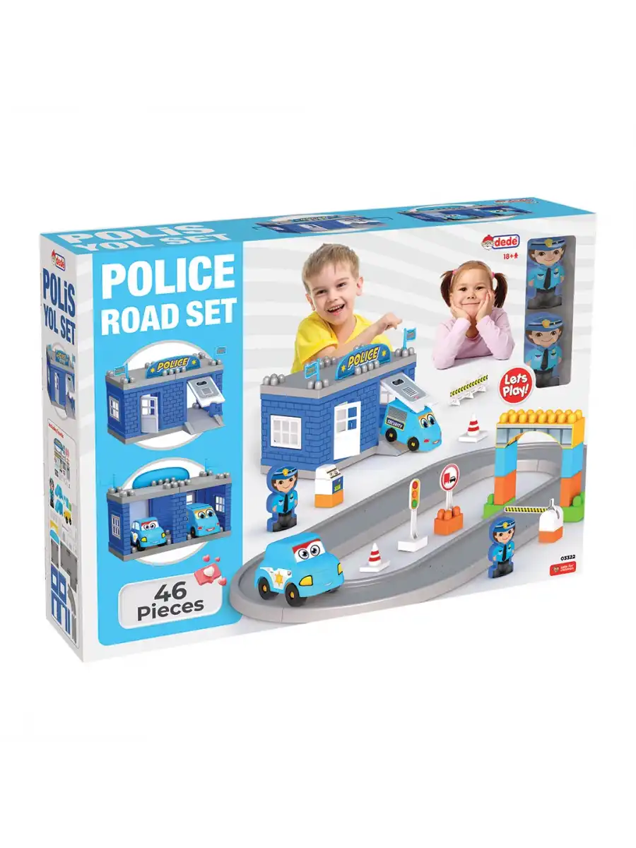 Polis Yol Seti - Lego Oyuncağı - Lego Setleri - Bloklar - Lego Seti - Yarış Seti