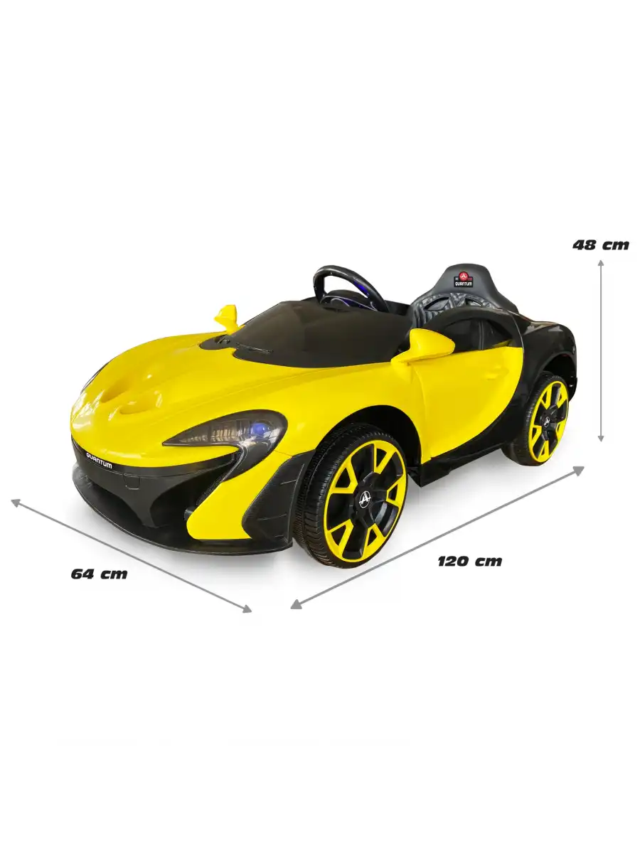 Quantum GT Sarı Uzaktan Kumandalı 4X2 12 Volt Akülü Araba - RC McLaren Akülü Araba