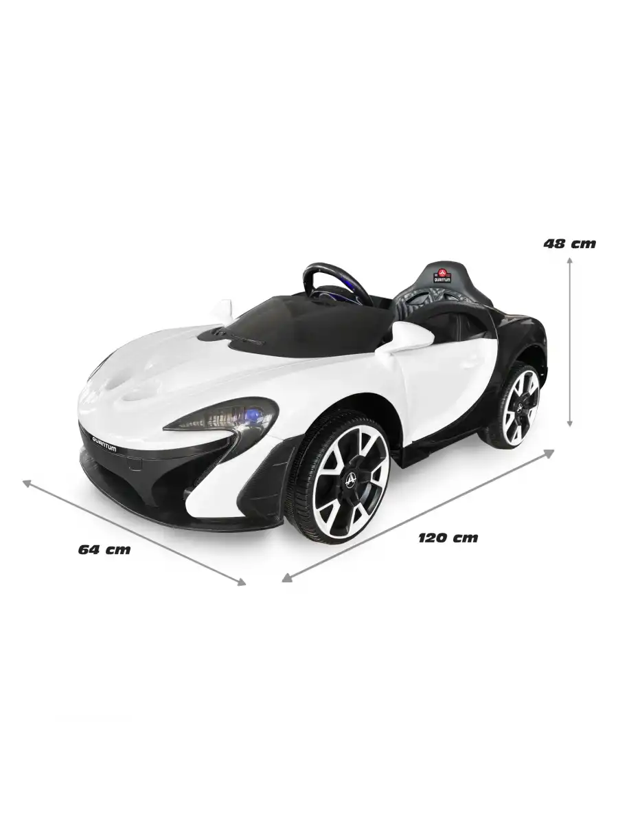 Quantum GT Beyaz Uzaktan Kumandalı 4X2 12 Volt Akülü Araba - RC McLaren Akülü Araba