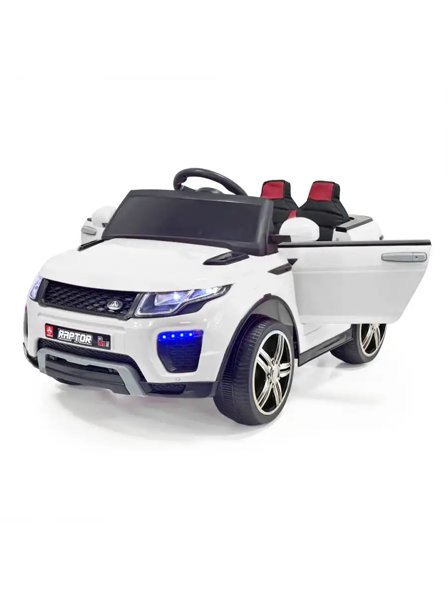 Raptor GT Beyaz Uzaktan Kumandalı 4X2 12 Volt Akülü Araba - RC Land Rover Akülü Araba Range Rover