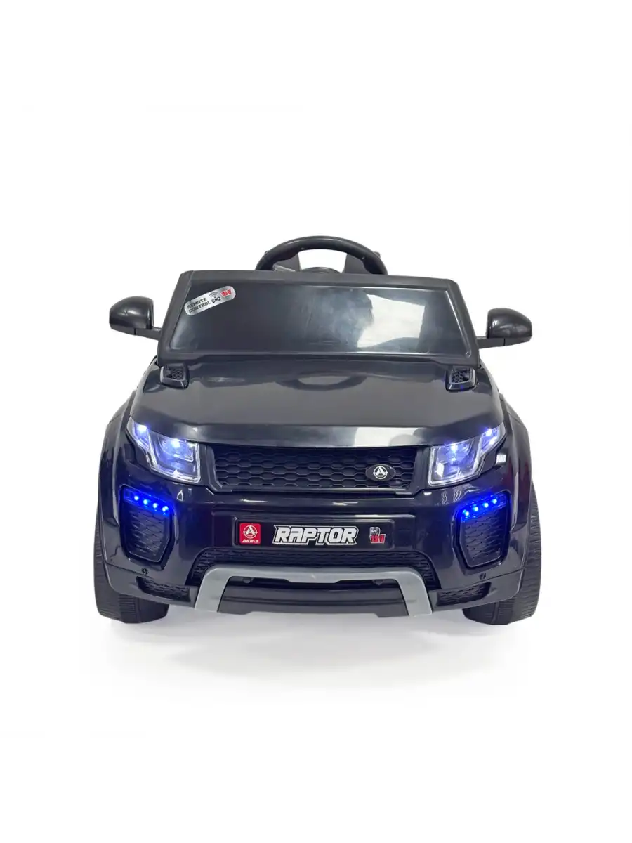 Raptor GT Siyah Uzaktan Kumandalı 4X2 12 Volt Akülü Araba - RC Land Rover Akülü Araba Range Rover