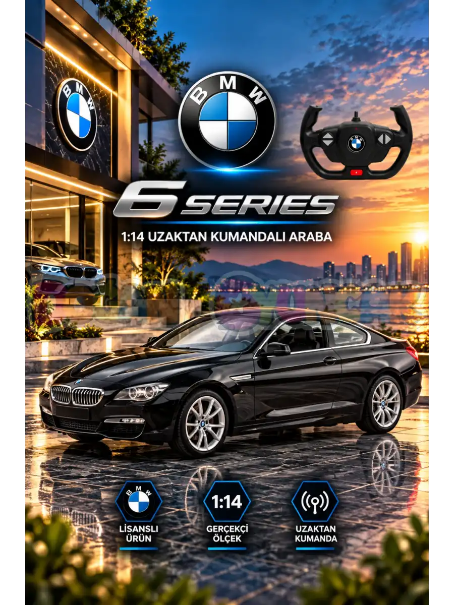 Rastar BMW 6 Series 1:14 Uzaktan Kumandalı Araba - RC Araba