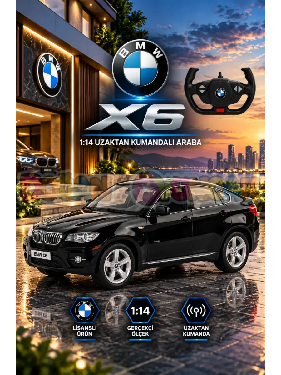 Rastar BMW X6 1:14 Uzaktan Kumandalı Araba - RC Araba