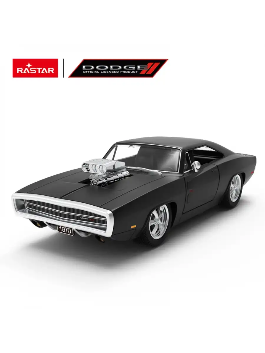 Rastar Dodge Charger R/T with engine Version 1:16 Uzaktan Kumandalı Araba - RC Araba