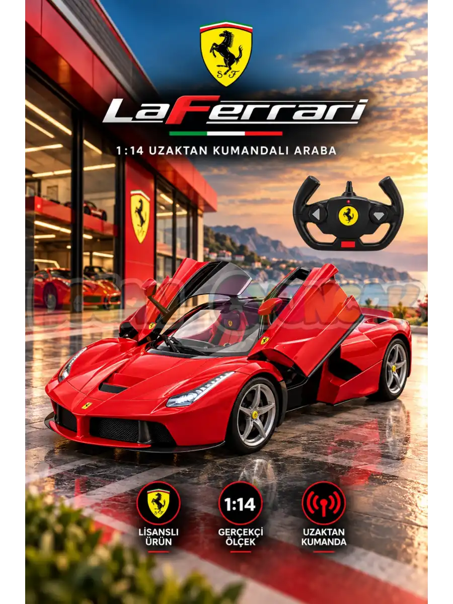 Rastar Ferrari LaFerrari 1:14 Uzaktan Kumandalı Araba - RC Araba