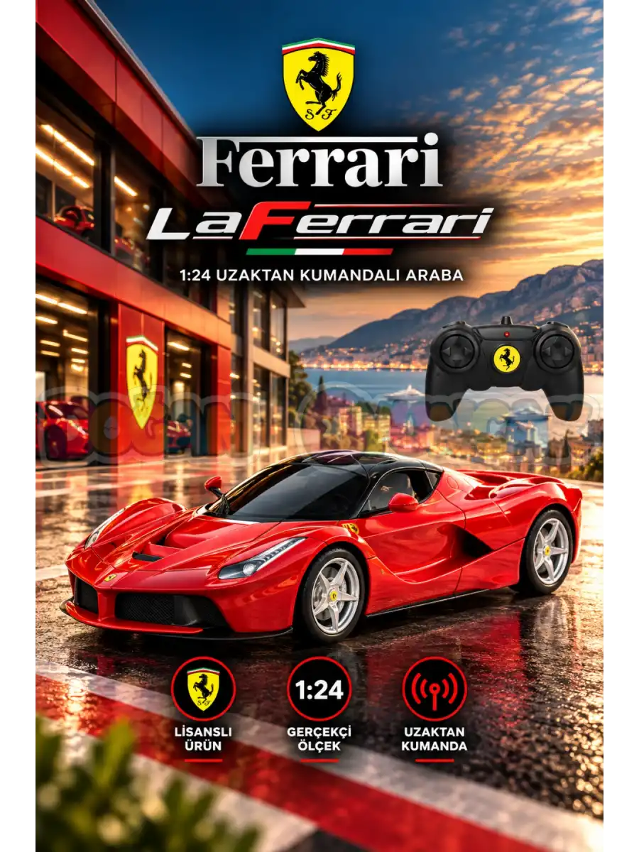 Rastar Ferrari LaFerrari 1:24 Uzaktan Kumandalı Araba - RC Araba