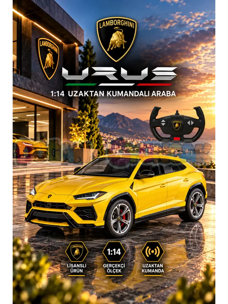 Rastar Lamborghini URUS 1:14 Uzaktan Kumandalı Araba - RC Araba